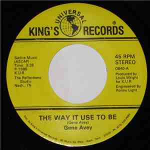 Gene Avey - The Way It Use To Be album flac