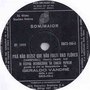 Geraldo Vandré - Prá Não Dizer Que Não Falei Das Flôres album flac