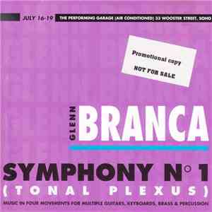 Glenn Branca - Symphony N° 1 (Tonal Plexus) album flac