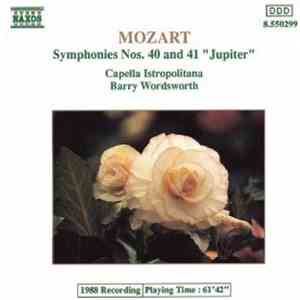 Mozart - Capella Istropolitana, Barry Wordsworth - Symphonies Nos. 40 And 41 "Jupiter" album flac