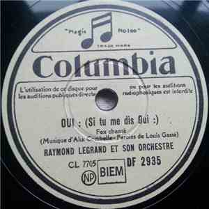 Raymond Legrand Et Son Orchestre - Oui / Perrette Et Le Pot Au Lait album flac