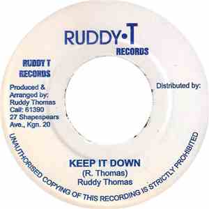 Ruddy Thomas / Mighty Two - Keep It Down / Down With The Version album flac