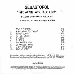 Sebastopol - Hello All Stations, This Is Zero album flac