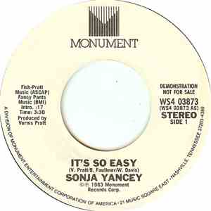 Sonja Yancey - It's So Easy album flac