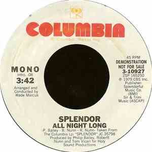 Splendor  - All Night Long album flac