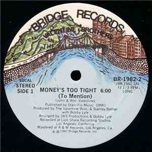 The Valentine Bros. - Money's Too Tight (To Mention) album flac