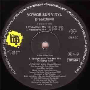 Voyage Sur Vinyl - Breakdown album flac