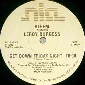 Aleem Featuring Leroy Burgess - Get Down Friday Night album flac