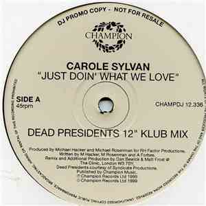 Carole Sylvan - Just Doin' What We Love album flac