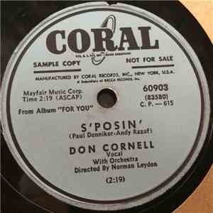 Don Cornell - S'posin' / If You Were Only Mine album flac