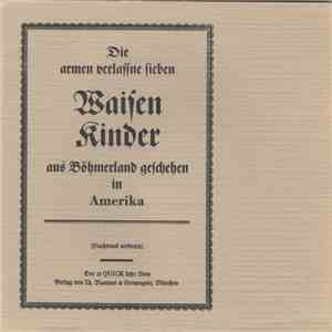 Elisabeth Biebl, Josef Knapp, Hieronymus Sulzhofer - Die Armen Verlassne Sieben Waisenkinder album flac