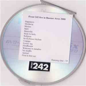Front 242 - Live In Buenos Aires 2000 album flac