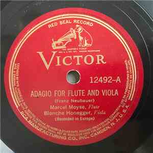 Marcel Moyse, Blanche Honegger / Marcel and Louis Moyse - Adagio For Flute And Viola / Sonata For Two Flutes album flac