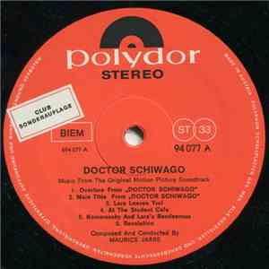 Maurice Jarre - Doctor Schiwago (The Original Soundtrack Album) album flac