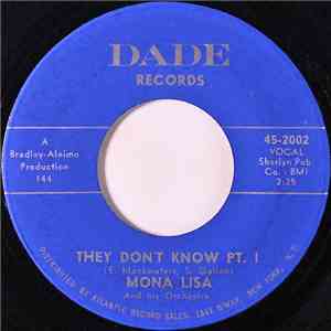 Mona Lisa And His Orchestra - They Don't Know album flac