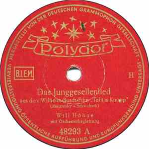Will Höhne - Das Junggesellenlied / Das Lied Vom Schutzmann Meyer III album flac