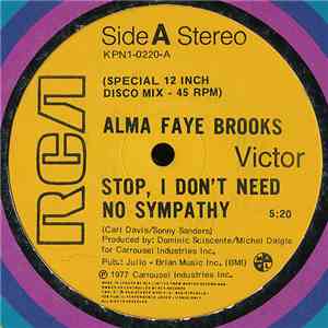 Alma Faye Brooks - Stop, I Don't Need No Sympathy album flac