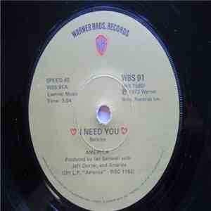 America - I Need You / Riverside album flac