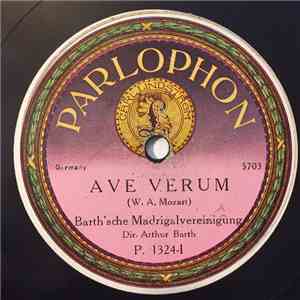 Barth'sche Madrigalvereinigung - Ave Verum / Ave Maria album flac