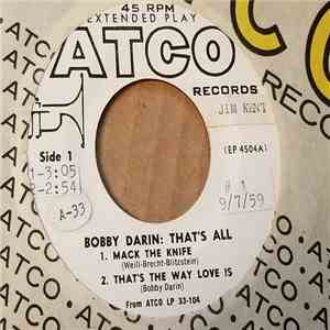 Bobby Darin - That's All album flac