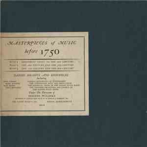 Danish Soloists And Ensembles Under The Direction Of Mogens Wöldike - Masterpieces Of Music Before 1750 album flac