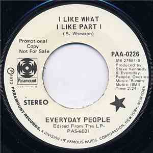 Everyday People  - I Like What I Like album flac