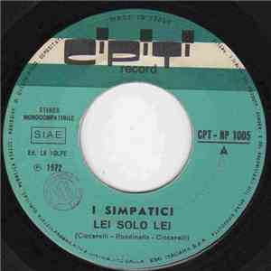 I Simpatici - Lei Solo Lei / Una Farfalla album flac