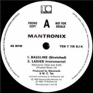 Mantronix - Bassline album flac
