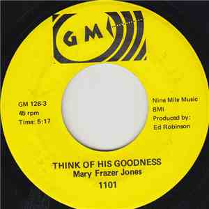 Mary Frazer Jones - Think Of His Goodness album flac
