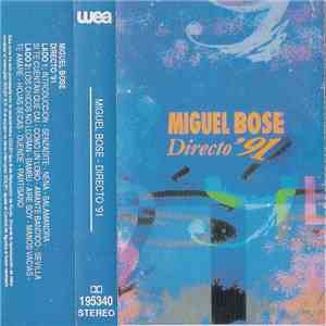 Miguel Bosé - Directo '91 album flac