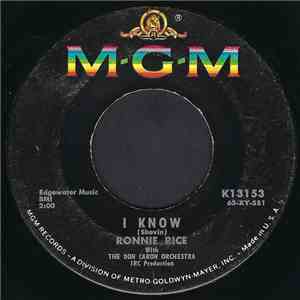 Ronnie Rice - I Know / Who's The New Girl album flac
