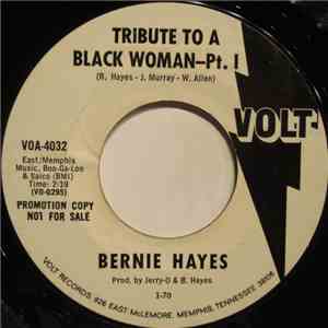 Bernie Hayes - Tribute To A Black Woman- Pt. I album flac