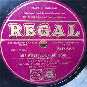 Billy Reid  And The London Piano-Accordeon Band - Auf Wiedersehen, My Dear / Where The Blue Of The Night (Meets The Gold Of The Day) album flac