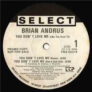 Brian Andrus - You Don't Love Me (Like You Used To) album flac