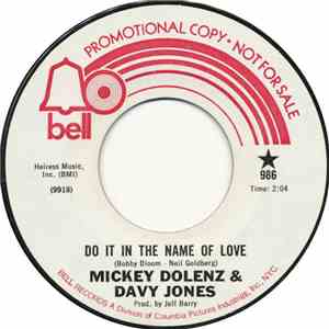 Davy Jones, Micky Dolenz - Do It In The Name Of Love album flac