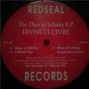 Divine Culture - The Days Of Infinity E.P. album flac