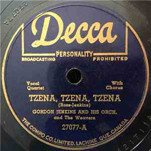 Gordon Jenkins And His Orchestra And The Weavers - Tzena Tzena Tzena / Goodnight Irene album flac