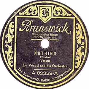 Joe Venuti And His Orchestra - Nothing / Something album flac