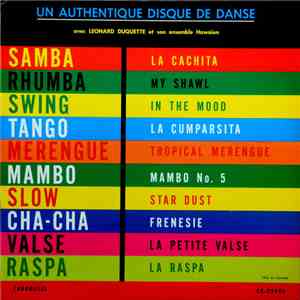 Leonard Duquette Et Son Ensemble Hawaien - Un Authentique Disque De Danse album flac