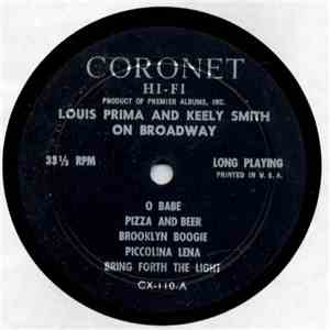 Louis Prima & Keely Smith - Louis Prima & Keeley Smith On Broadway album flac