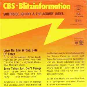 Southside Johnny & The Asbury Jukes - Love On The Wrong Side Of Town album flac