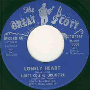 Albert Collins Orchestra Vocalist Leo Davison - Lonely Heart (Hello Mae) / True Love (It's Never Too Late) album flac