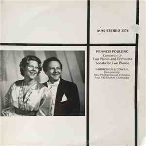 Francis Poulenc / Yarbrough & Cowan, New Philharmonia Orchestra, Paul Freeman  - Concerto For Two Pianos And Orchestra / Sonata For Two Pianos album flac