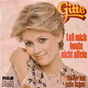 Gitte - Laß Mich Heute Nicht Allein album flac