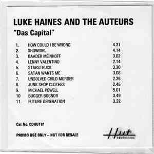 Luke Haines And The Auteurs - Das Capital album flac