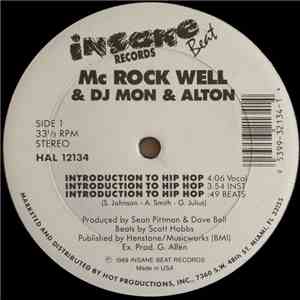 Mc Rock Well & DJ Mon & Alton - Introduction To Hip Hop / I Wanna Rock album flac