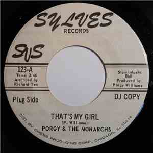 Porgy & The Monarchs - That's My Girl album flac
