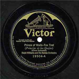 Ralph Williams And His Rainbo Orchestra - Prince Of Wails / Get Lucky album flac