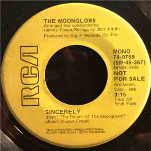 The Moonglows - Sincerely album flac