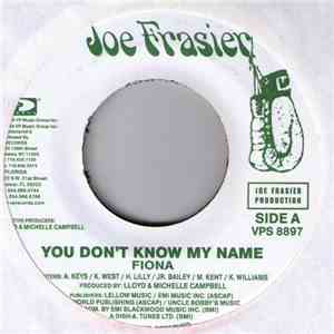 Fiona  - You Don't Know My Name album flac